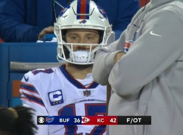 sad an brutal news: buffalo bills player walk to his coach and tell him that he’s going to pay him that..