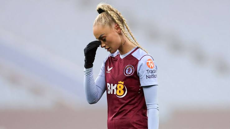 Sad and funny news: oh God have mercy for him.player of Aston Villa send her wife out