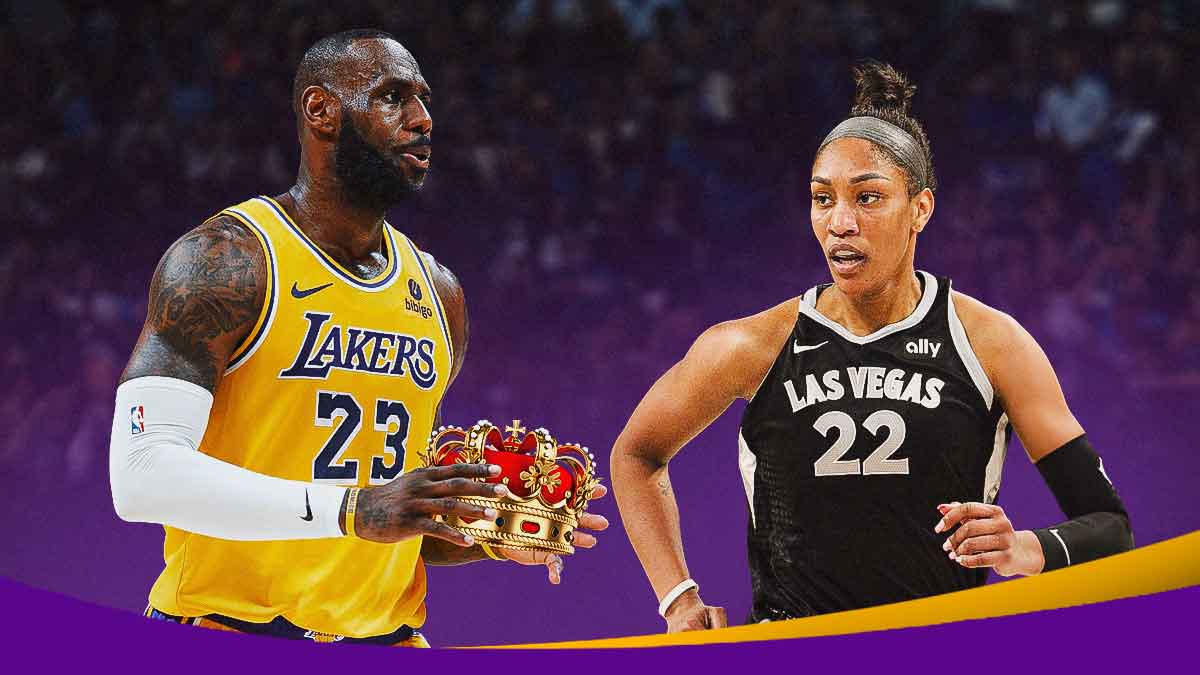 Lakers’ LeBron James left in awe by A’ja Wilson’s eruption despite Aces loss